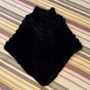 J McLaughlin Faux Fur Poncho